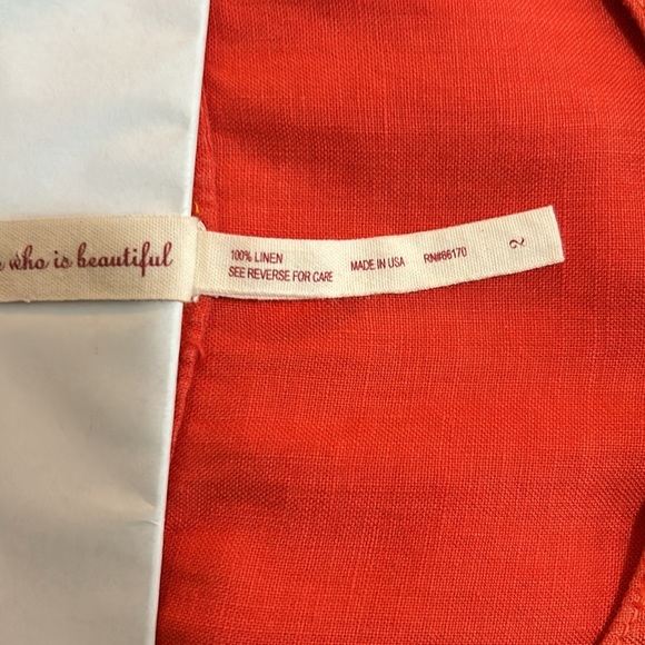 Anthropologie Maeve Summer Days Women’s Linen Dress. - Picture 3 of 4